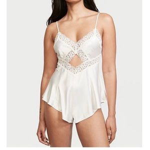 Tags on white lingerie